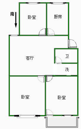 大同花園頂層三室出售