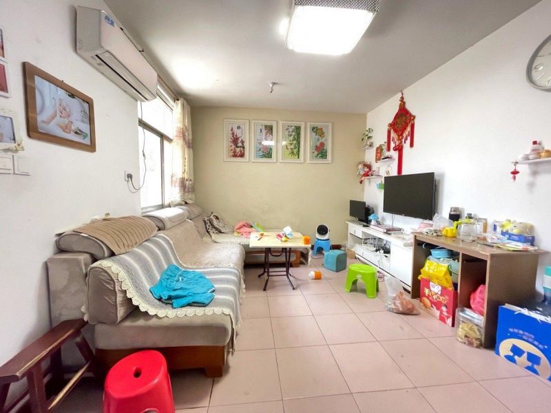 安居小區(qū)滿五5樓非頂南北通透2室1廳62平